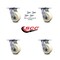 Service Caster 4 Inch Nylon Swivel Caster Set with Roller Bearing and Swivel Lock SCC SCC-30CS420-NYR-BSL-4 - alternate 6